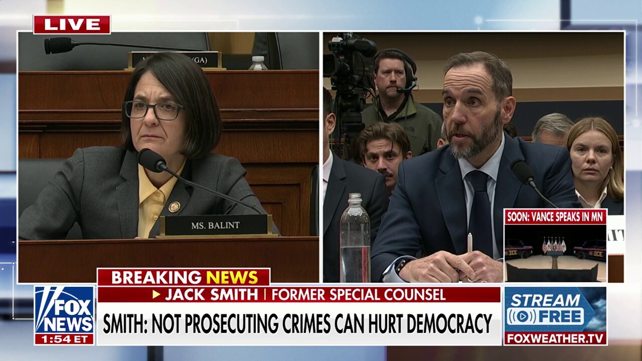 Former special counsel Jack Smith doubles down on claims against Trump, says he is not going to be 'intimidated'