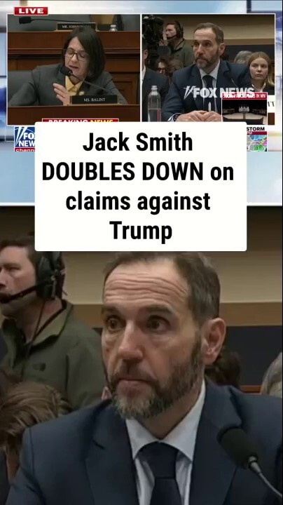 DOUBLING DOWN: Jack Smith says he ‘will not be intimidated' by Trump