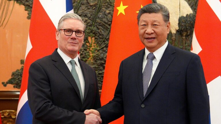UK's Starmer meets Xi in Beijing as Trump pressures allies on China trade