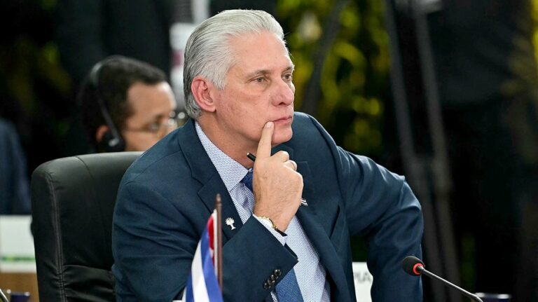 As Trump urges deal, Cuban president warns that the country will defend itself 'to the last drop of blood'