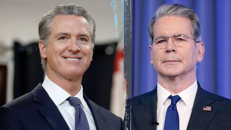 Bessent mocks Newsom at Davos as 'Patrick Bateman meets Sparkle Beach Ken'