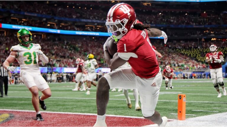 Indiana crushes Oregon to advance to first championship game in program history, stunning sports world