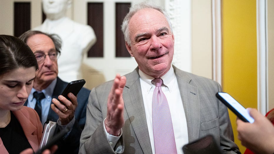Kaine wants to rein in Trump's war powers, but never did the same for Biden, Obama