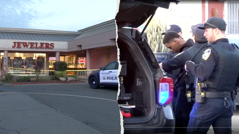 Good Samaritan hijacks crooks’ getaway car and rams it into jewelry store during smash-and-grab: police
