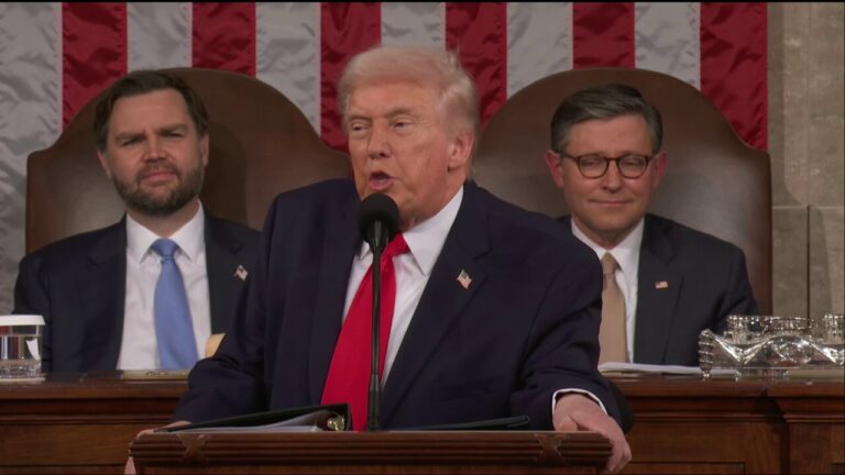 Trump touts tariffs as taking a 'financial burden off the people that I love'