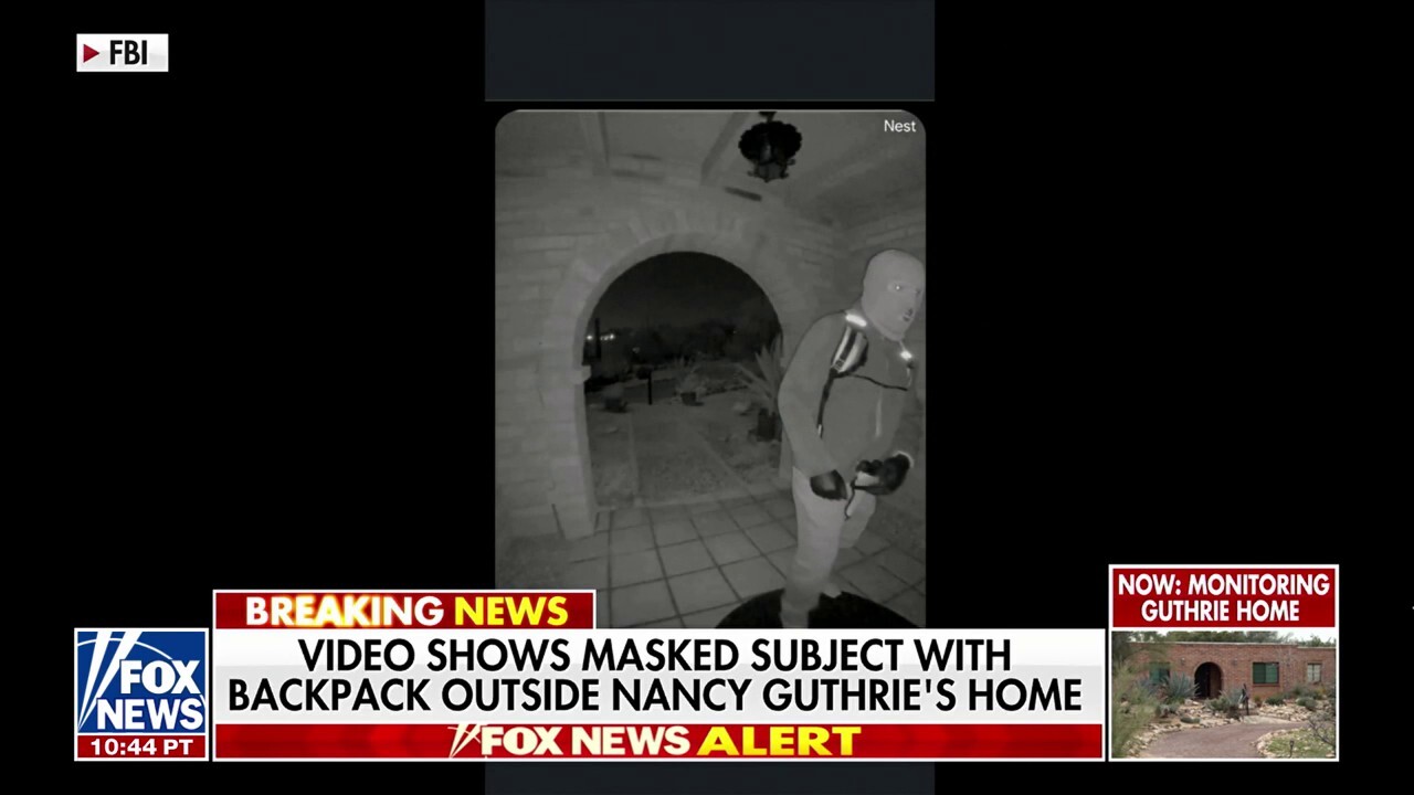 Video shows masked, armed subject at Nancy Guthrie's door