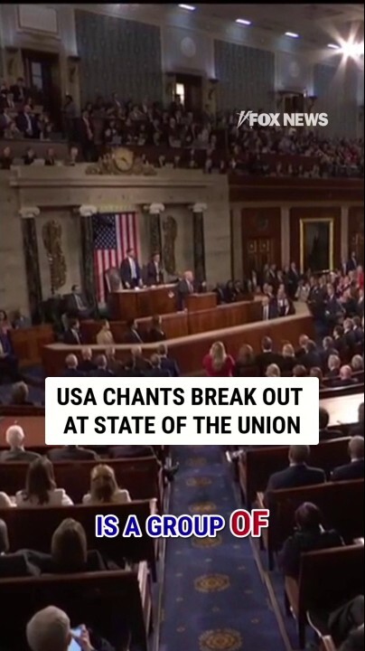 WATCH: USA chants break out as Team USA men's hockey introduced at State of the Union