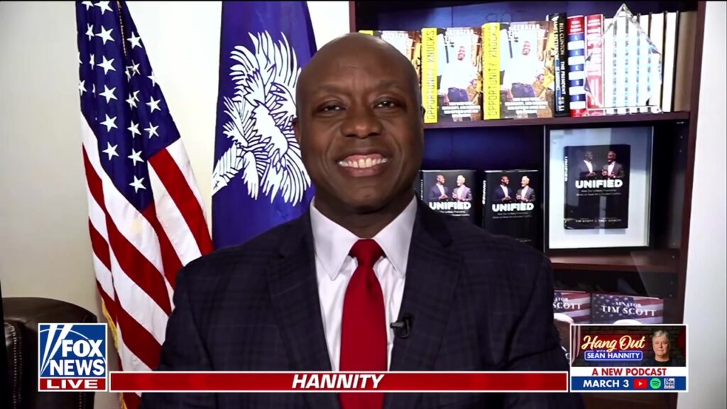 Democrats are pulling out the ‘tired, old, raggedy’ race card again: Sen Tim Scott