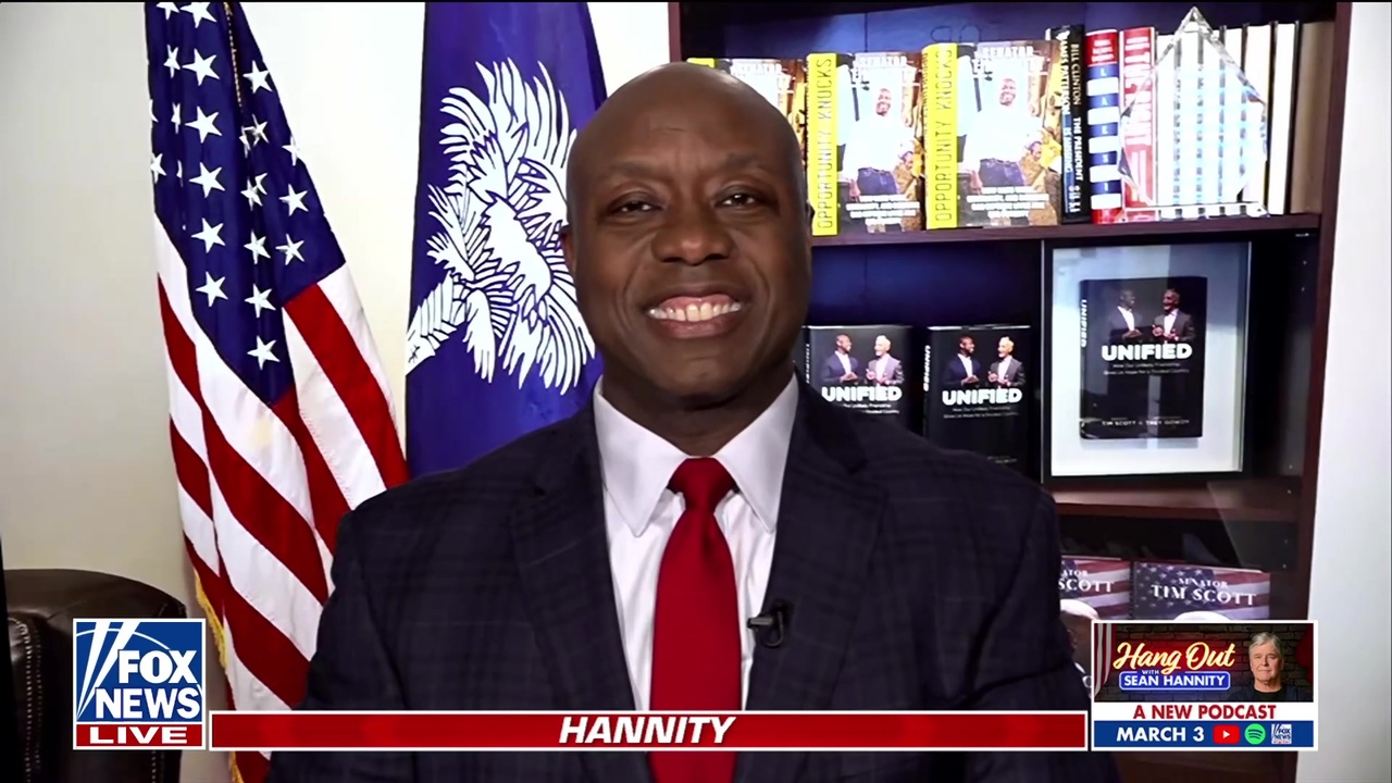 Democrats are pulling out the ‘tired, old, raggedy’ race card again: Sen Tim Scott
