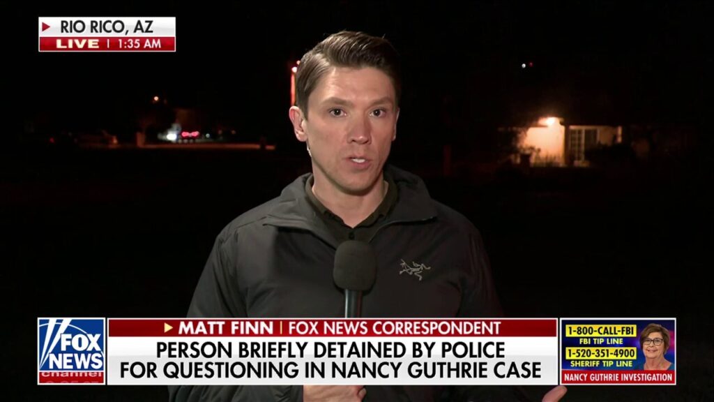 Person detained for questioning in Nancy Guthrie case released from custody