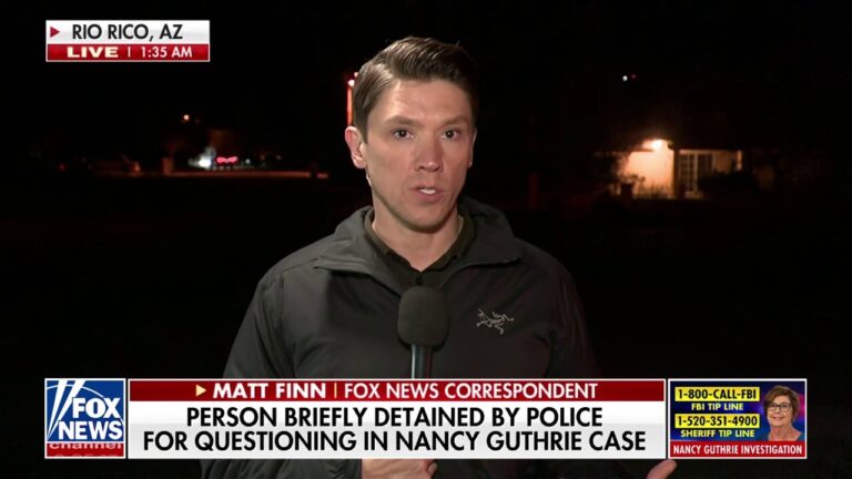 Person detained for questioning in Nancy Guthrie case released from custody