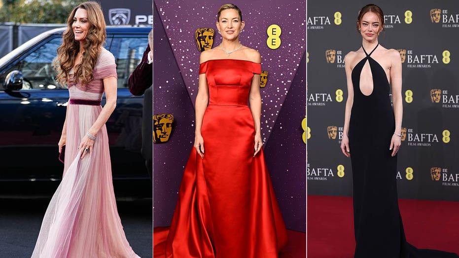 Kate Middleton dazzles alongside Hollywood stars Kate Hudson and Emma Stone at the 2026 BAFTAs