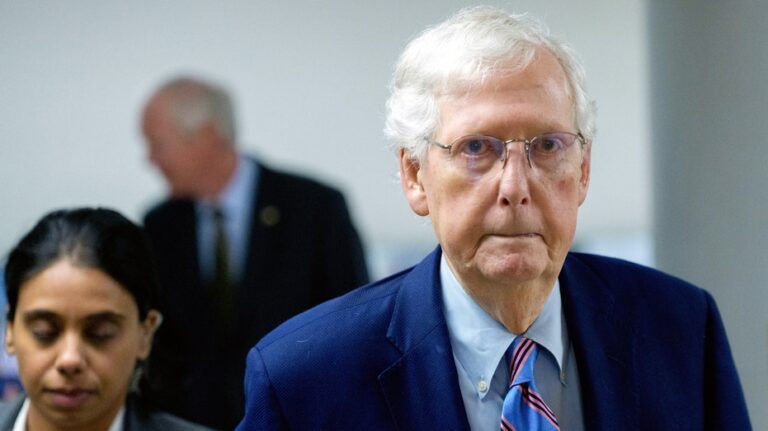Mitch McConnell hospitalized after experiencing flu-like symptoms over the weekend