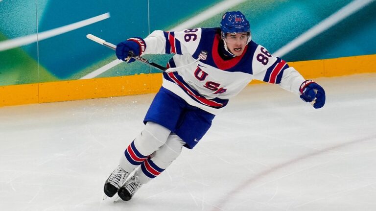 Team USA men's hockey wins gold medal in overtime against Canada at Winter Olympics