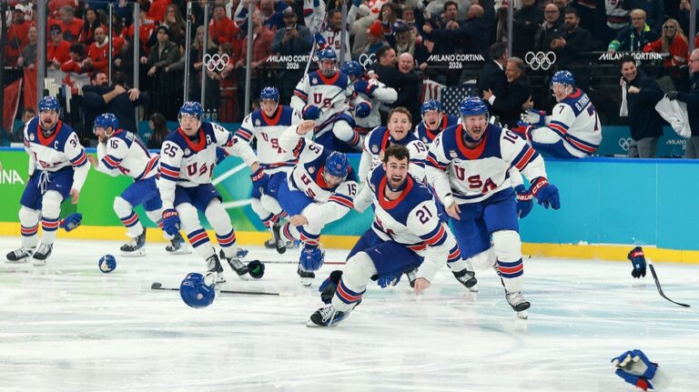 US men’s hockey stars reflect on American pride after bringing home Olympic gold