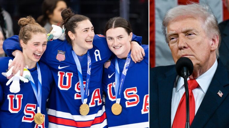 Trump says US women's hockey team will 'soon' visit White House after declining SOTU invitation