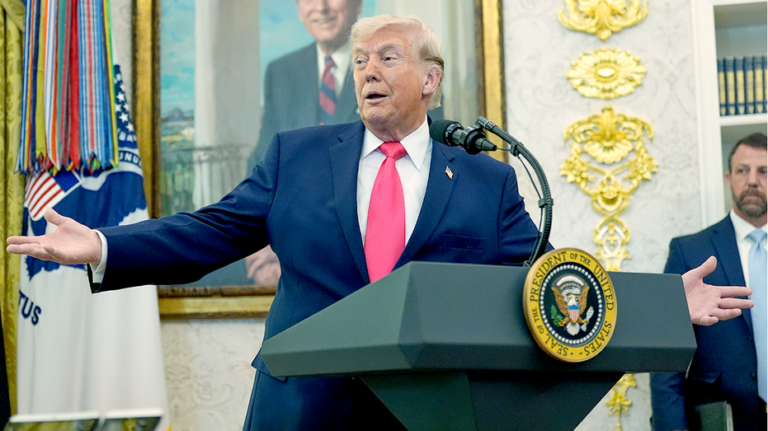 Trump touts ‘significant’ Iran ‘present’ linked to Strait of Hormuz as deal talks heat up
