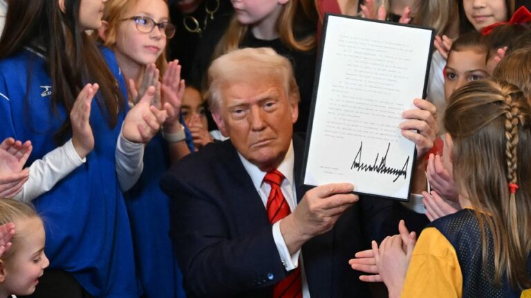 Trump reacts to IOC policy change to ban males from women's sports as activists celebrate
