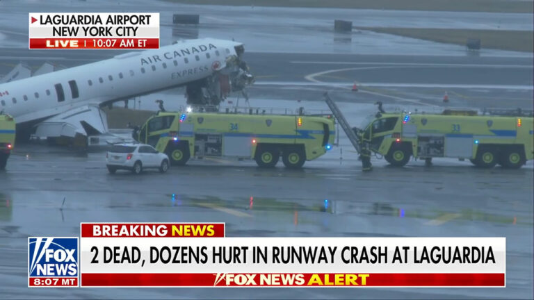 LaGuardia runway crash investigation details air traffic control audio