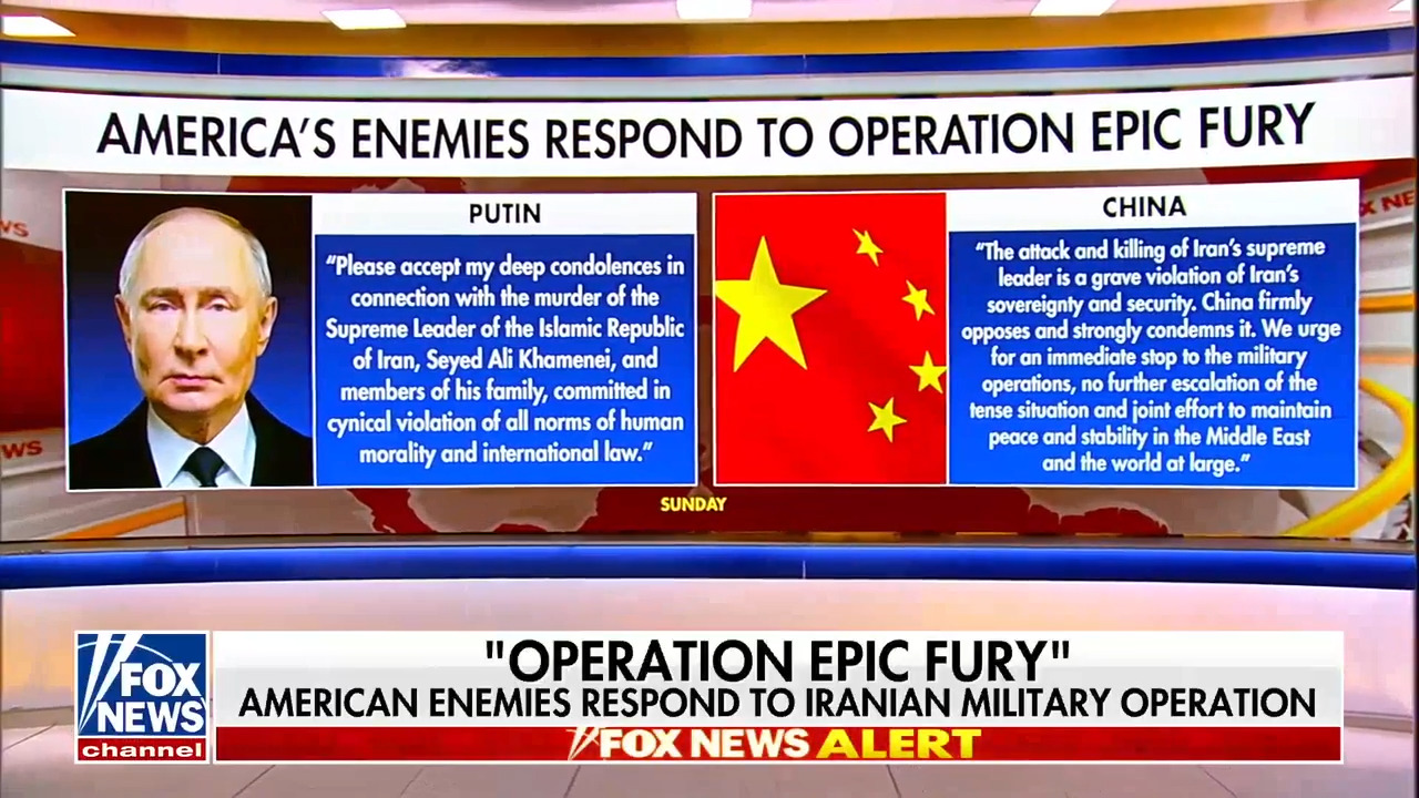 America's enemies respond to Iranian military operation