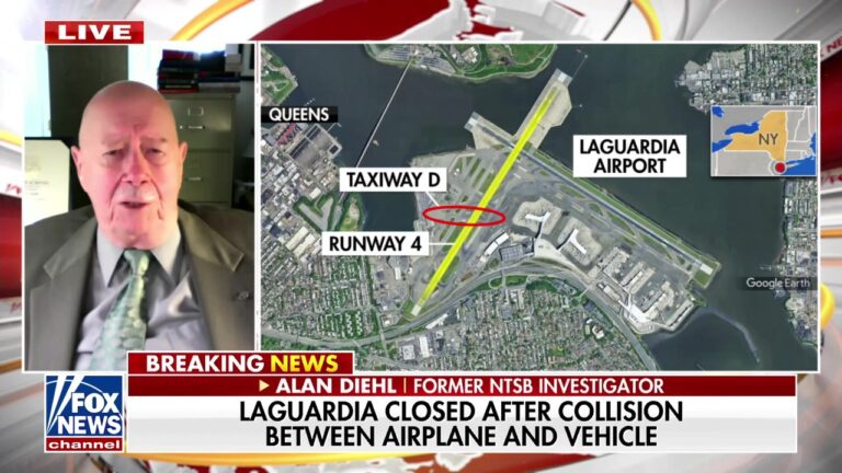 Former NTSB investigator weighs in on LaGuardia plane and vehicle collision