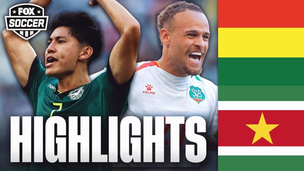Bolivia vs. Suriname | FIFA World Cup 2026™ Play-offs Highlights ⚽️ FOX Soccer