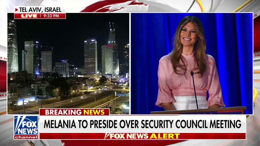 Historic moment unfolds as first lady Melania Trump oversees Security Council meeting