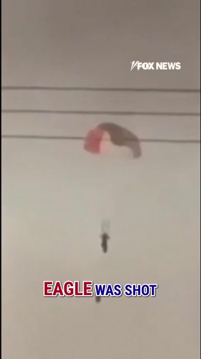 JUST IN: Video shows pilot ejecting after US jets shot down over Kuwait
