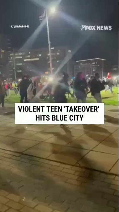 Violent teen 'TAKEOVER' hits blue city