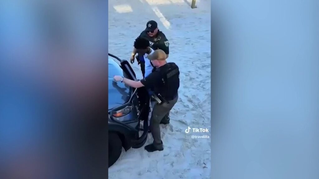 Florida police make arrests as large crowds gather on Daytona Beach