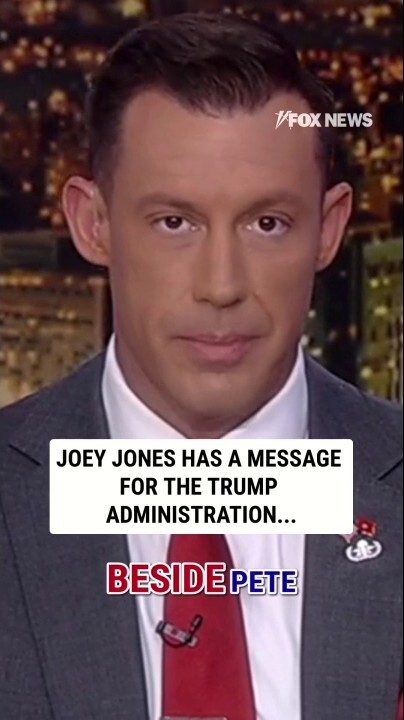 'DON'T BE THOSE PEOPLE': Joey Jones sends warning to Trump admin