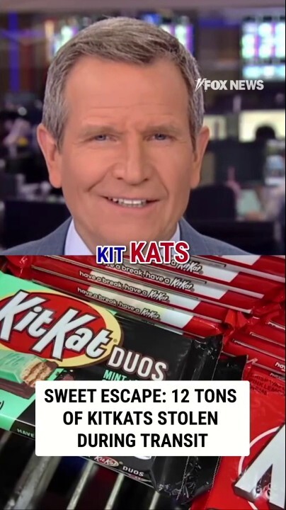 SWEET ESCAPE: 12 tons of KitKats STOLEN during transit