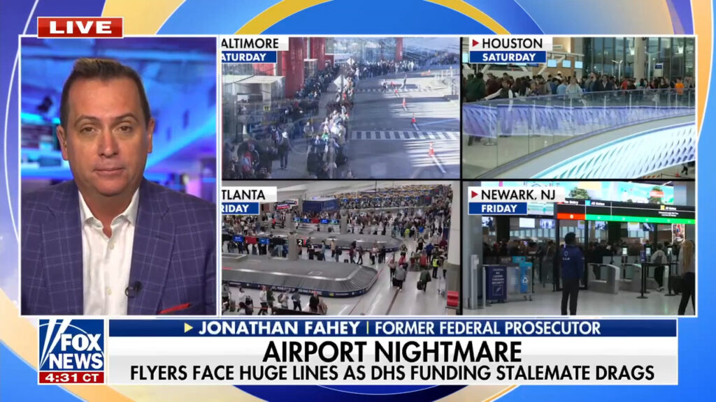 DHS shutdown triggers airport chaos as ICE funding battle continues