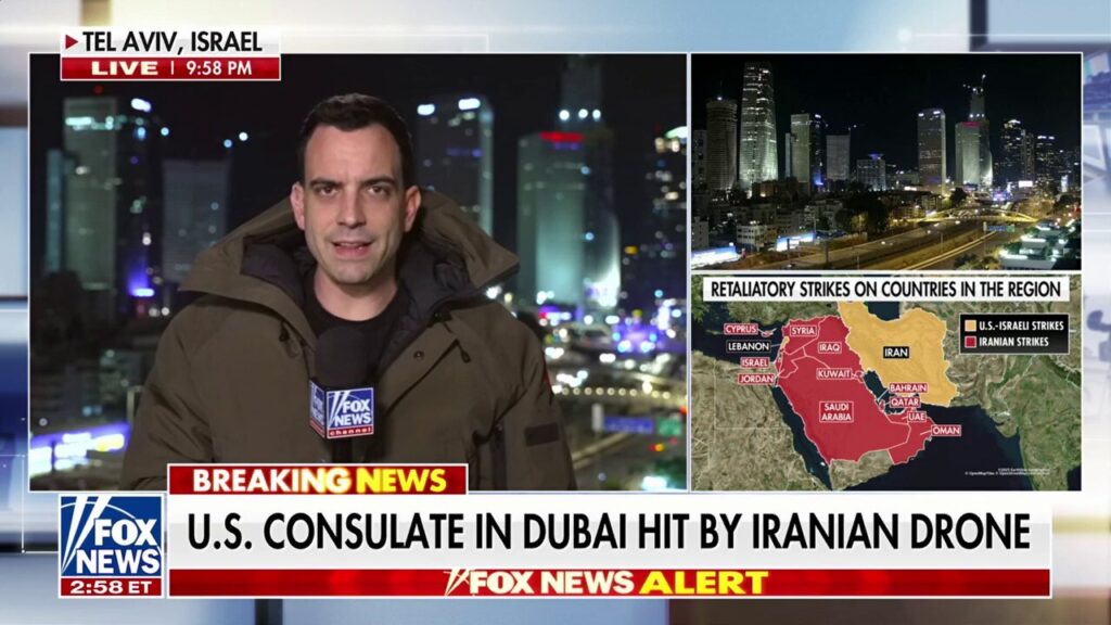 Iranian drone strikes US consulate in Dubai