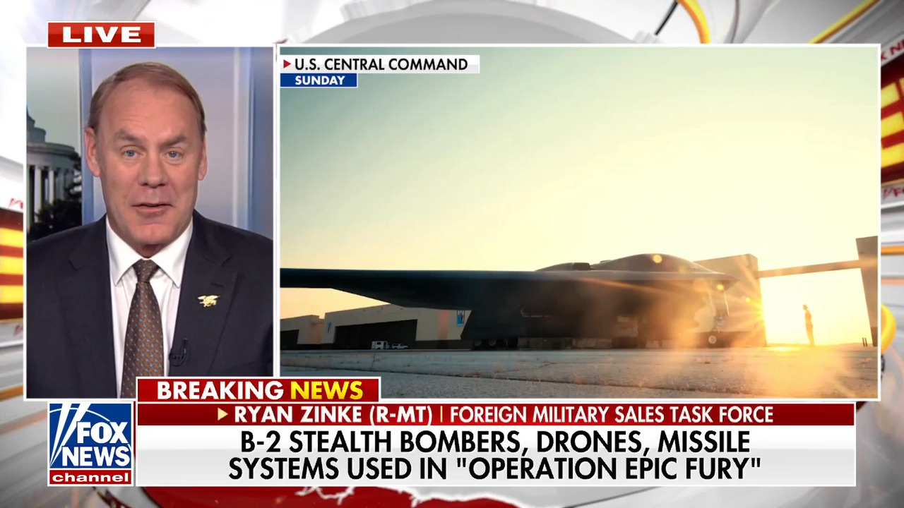 Ryan Zinke on US military capabilities, Middle East political shift after Iran strikes