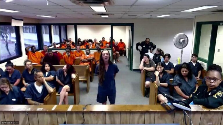 Woman accused of fatal hit-and-run that killed 8-year-old laughs during first court appearance