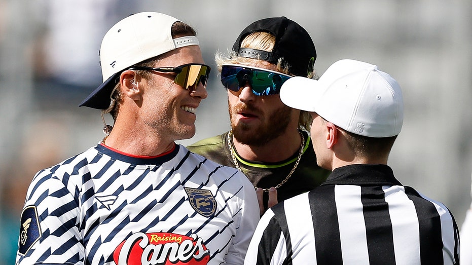 Tom Brady gives praise to Logan Paul after flag football game
