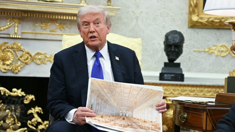 Federal judge orders halt to Trump White House ballroom project; DOJ appeals decision