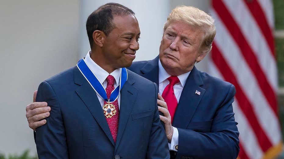 Trump says Tiger Woods 'lives a life of pain' after DUI arrest as affidavit reveals pills found
