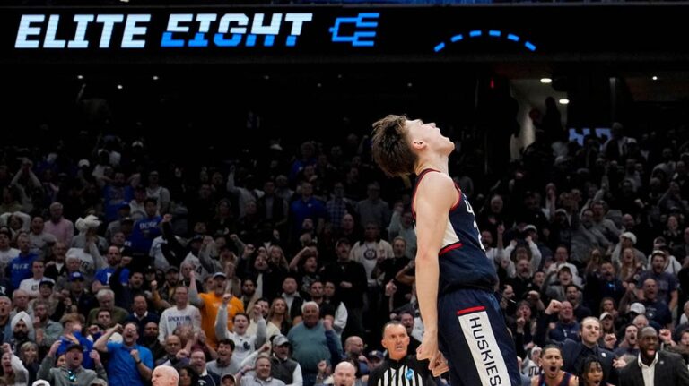 UConn's Braylon Mullins hits game-winning 3-pointer to shock Duke, advance to men's Final Four