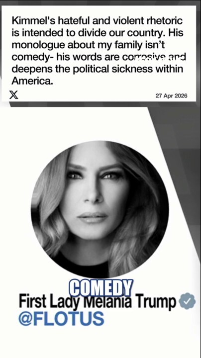 BREAKING: Melania Trump calls on ABC to 'take a stand' on Kimmel