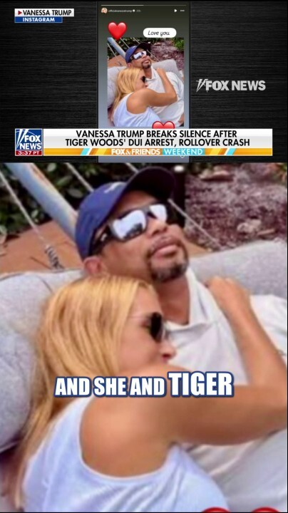 Vanessa Trump posts NEW picture with Tiger Woods after golf legend’s DUI arrest