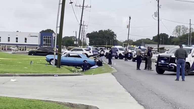 Vehicle hits revelers during parade in Louisiana