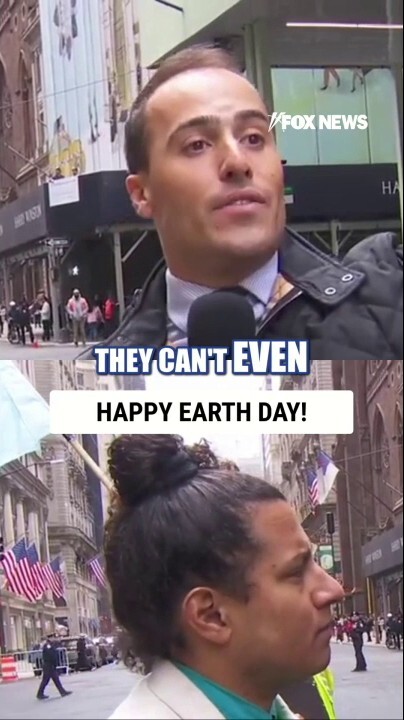 Happy Earth Day from protesting climate activists