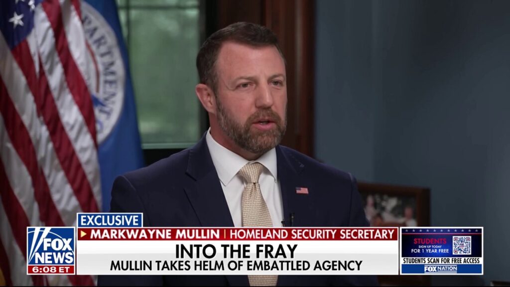 DHS Sec Mullin: We're afraid Democrats will try to 'hold the country hostage' again in September