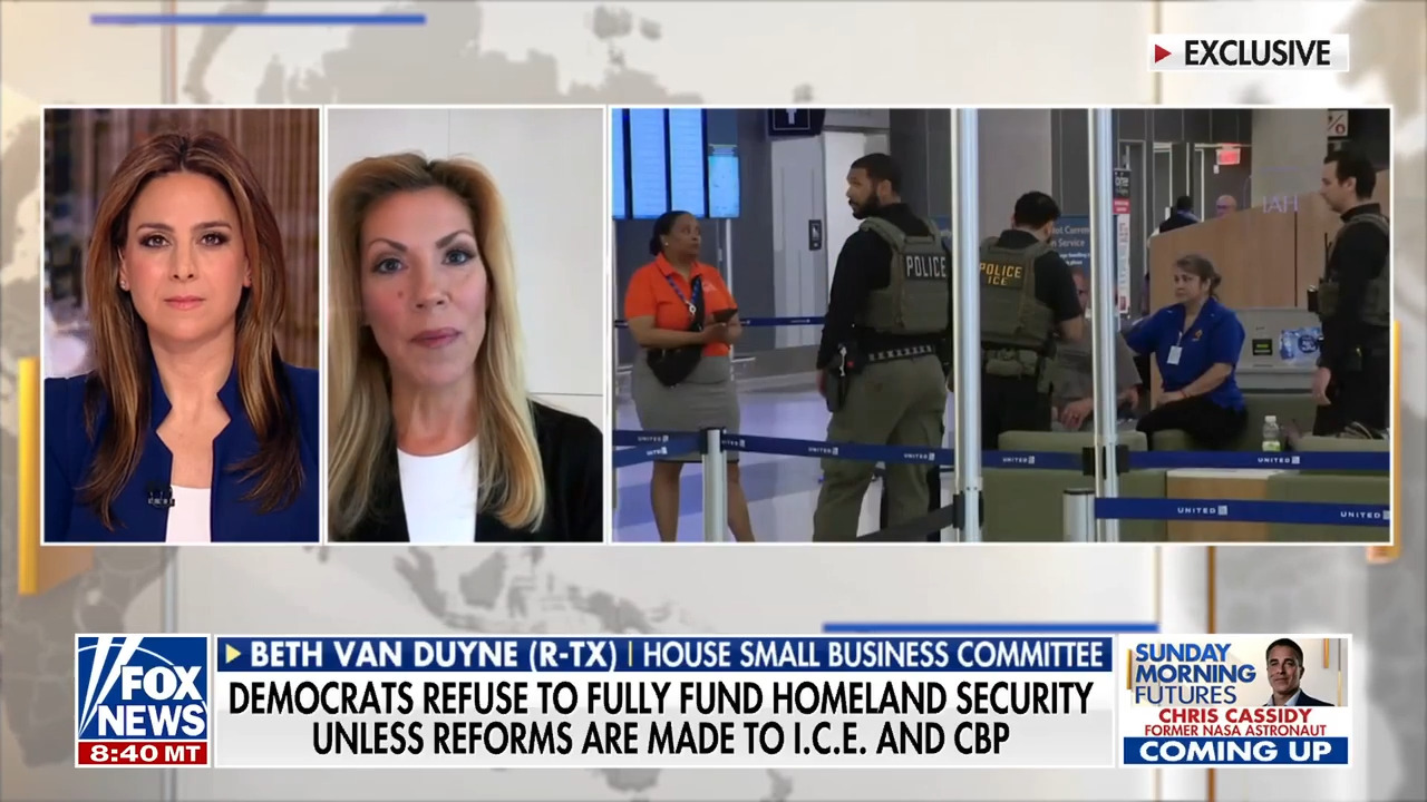 Rep Van Duyne slams Democrats for DHS shutdown as GOP weighs funding plan