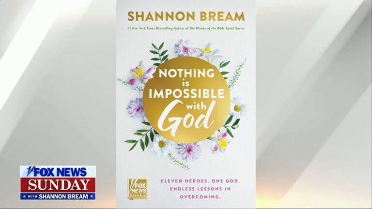 Shannon Bream's book 'Nothing is Impossible with God' available now