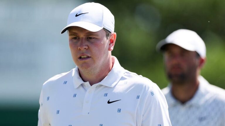 Scottish golfer Robert MacIntyre flashes lewd gesture at Masters