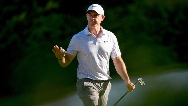 Rory McIlroy takes largest 36-hole lead in Masters history after incredible finish to second round