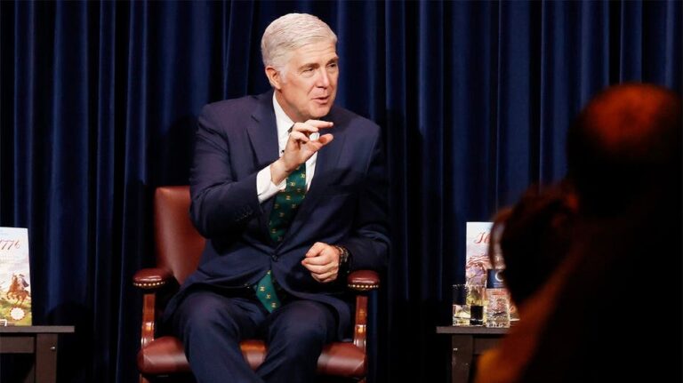 Justice Neil Gorsuch breaks silence on violent threats against judiciary, Supreme Court leaks